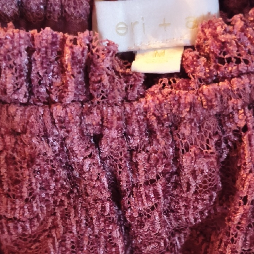 Textured Mauve Blouse